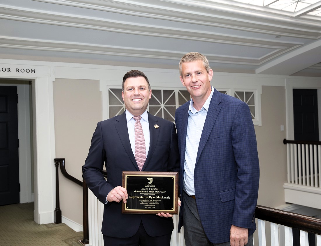 Mackenzie Named Government Leader of the Year by Pennsylvania Defense ...